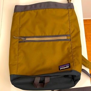 Small Khaki Patagonia Day Pack Backpack